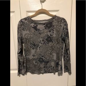 St John’s Bay Paisley 3/4 Sleeve Top